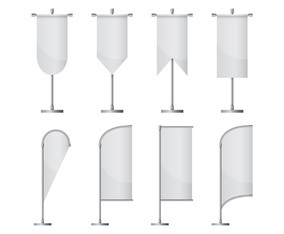 Set Of Kakemono Vector