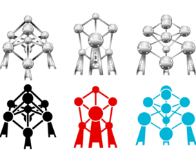 Free Atomium Vector