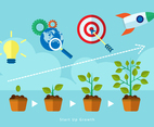 Free Start Up Growth Illustration Vector