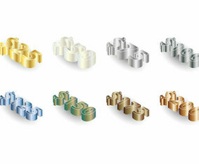 Free 3D Metal Money Nominal