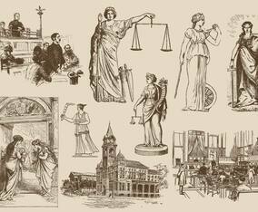 Law And Justice Drawings