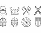 Free Medieval Armor Icon Vector