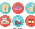 Alternative Medicine Icons Vector