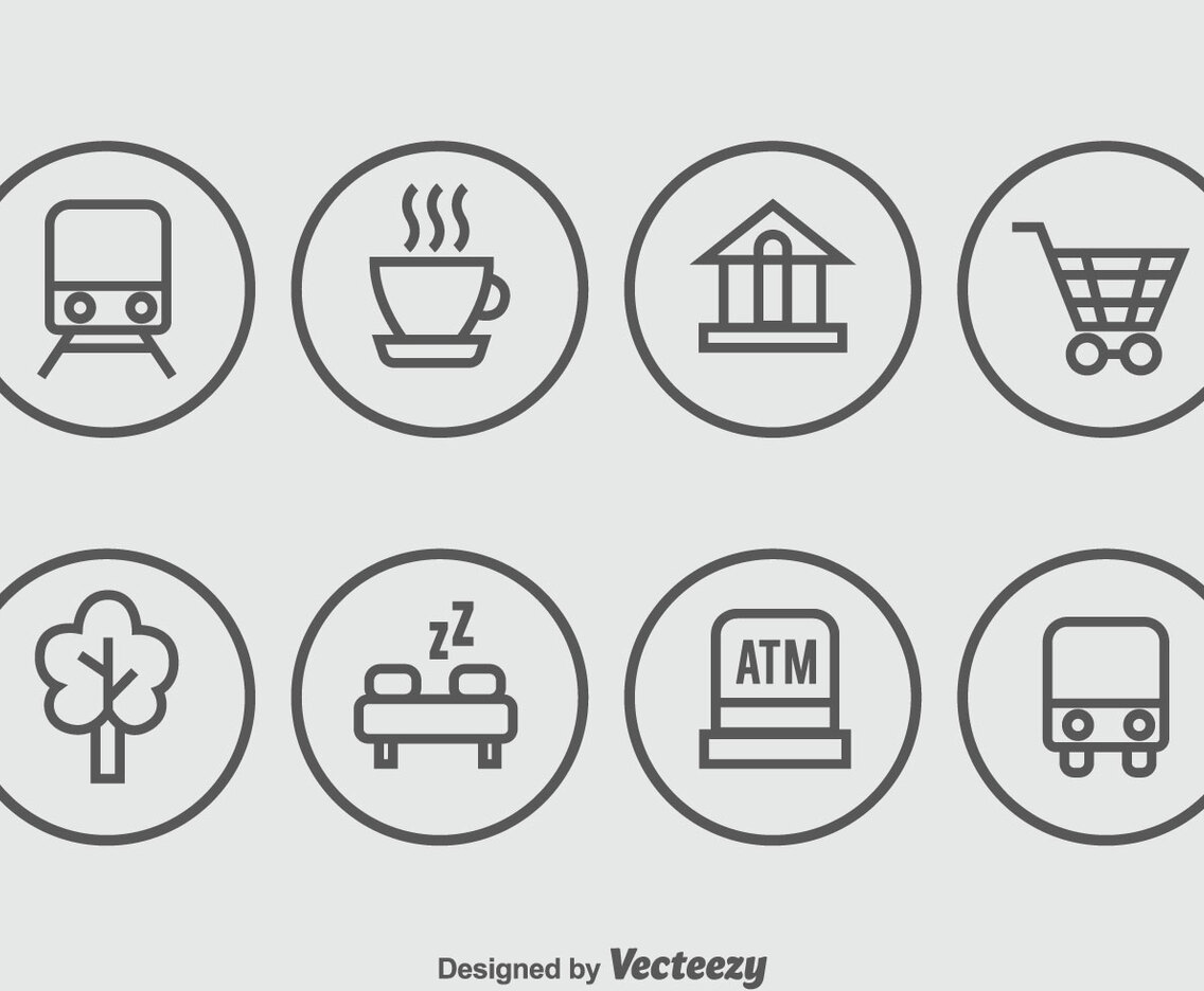 Map Legend Circle Icons