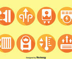 Heater Cirle Icons