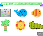 Fridge Magnet Free Vector Pack Vol. 2