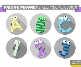 Fridge Magnet Free Vector Pack