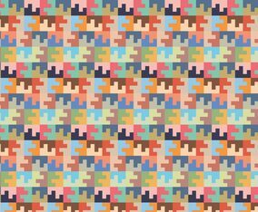 Pastel Square Random Pattern