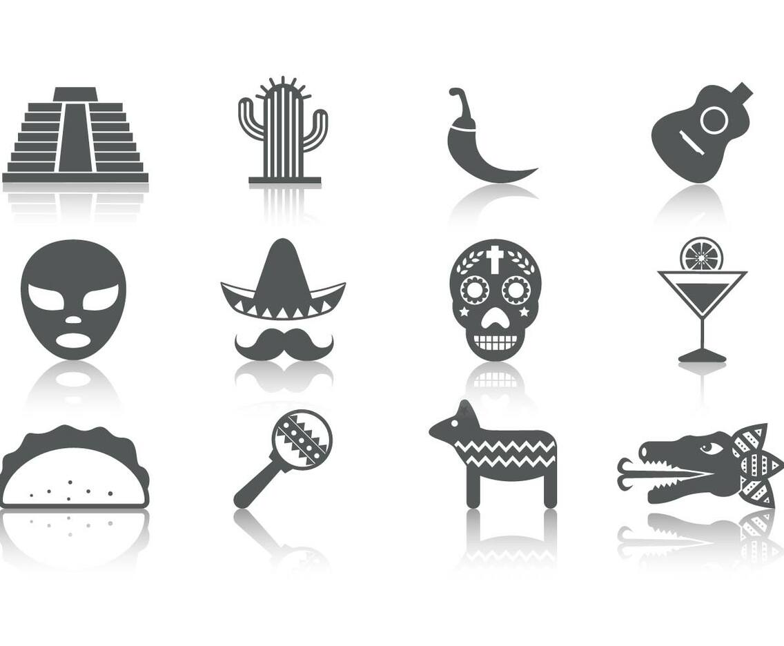 Free Mexico Icons Vector