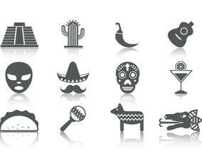 Free Mexico Icons Vector