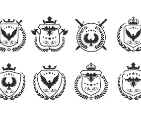 Set Of Blason Vector