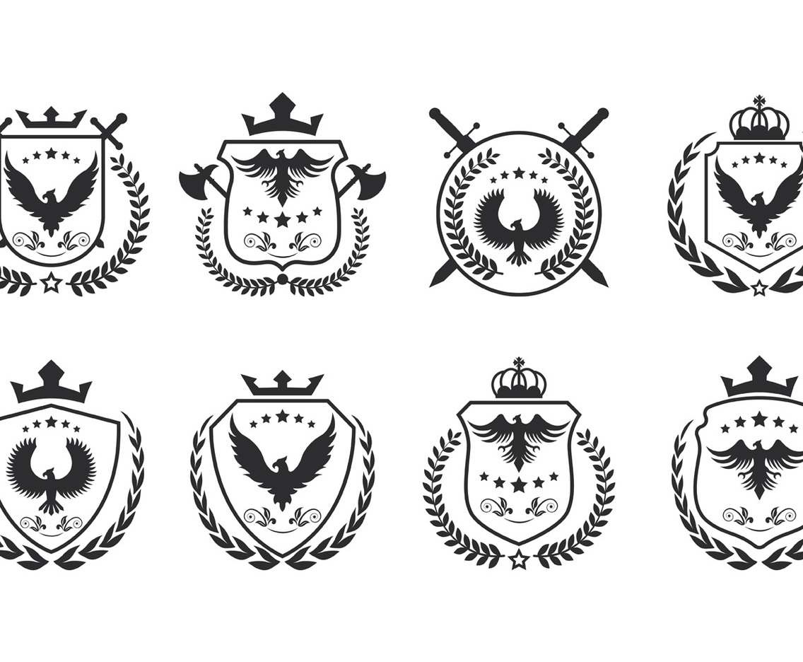 Set Of Blason Vector
