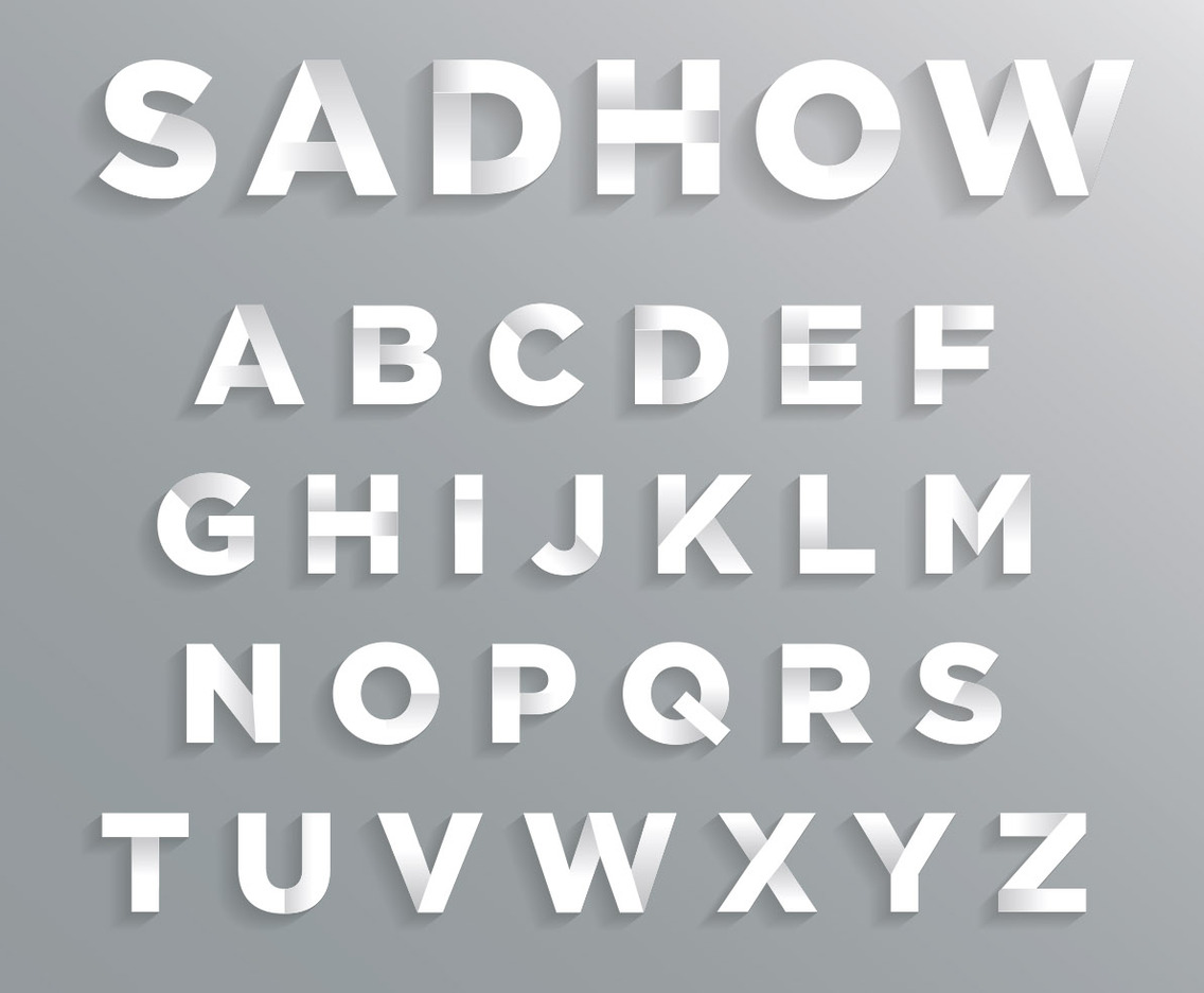 Font with Soft Shadow