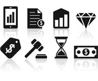 Free Minimalist Business and Finance Icon Set