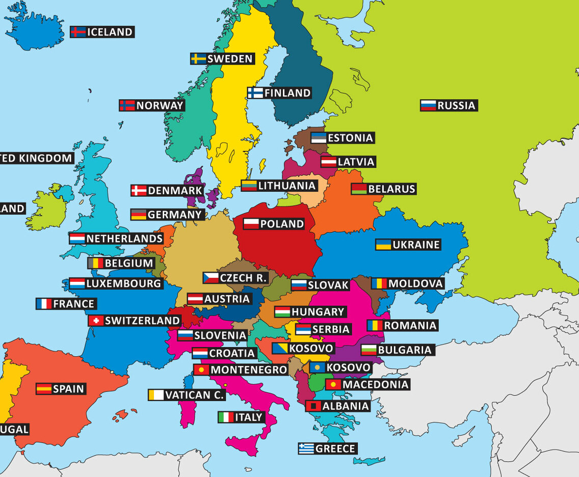 State Outlines Europe