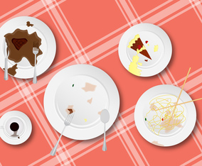 Clean These Up Dirty Dishes Vector