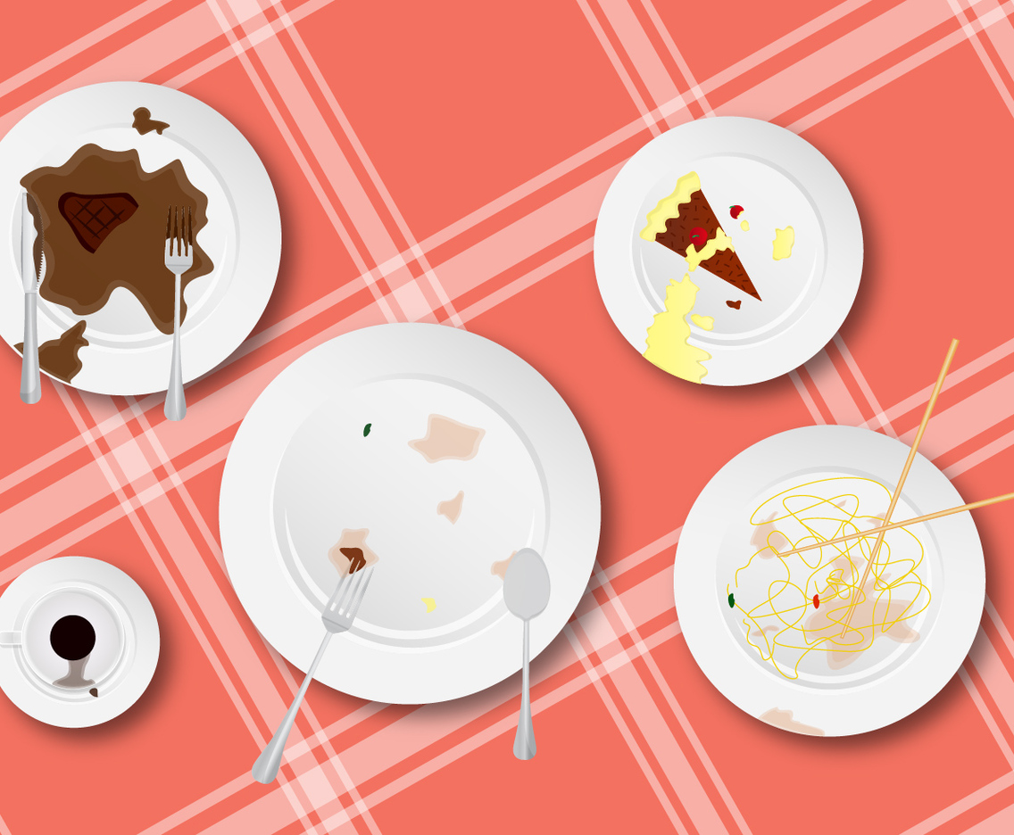 Clean These Up Dirty Dishes Vector