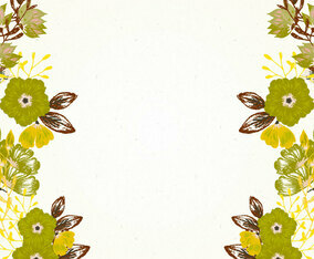 Beautiful Olive Green Floral Background