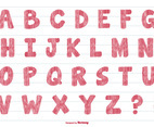 Scribble Style Vector Alphabet