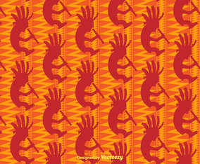 Free Kokopelli Vector Background
