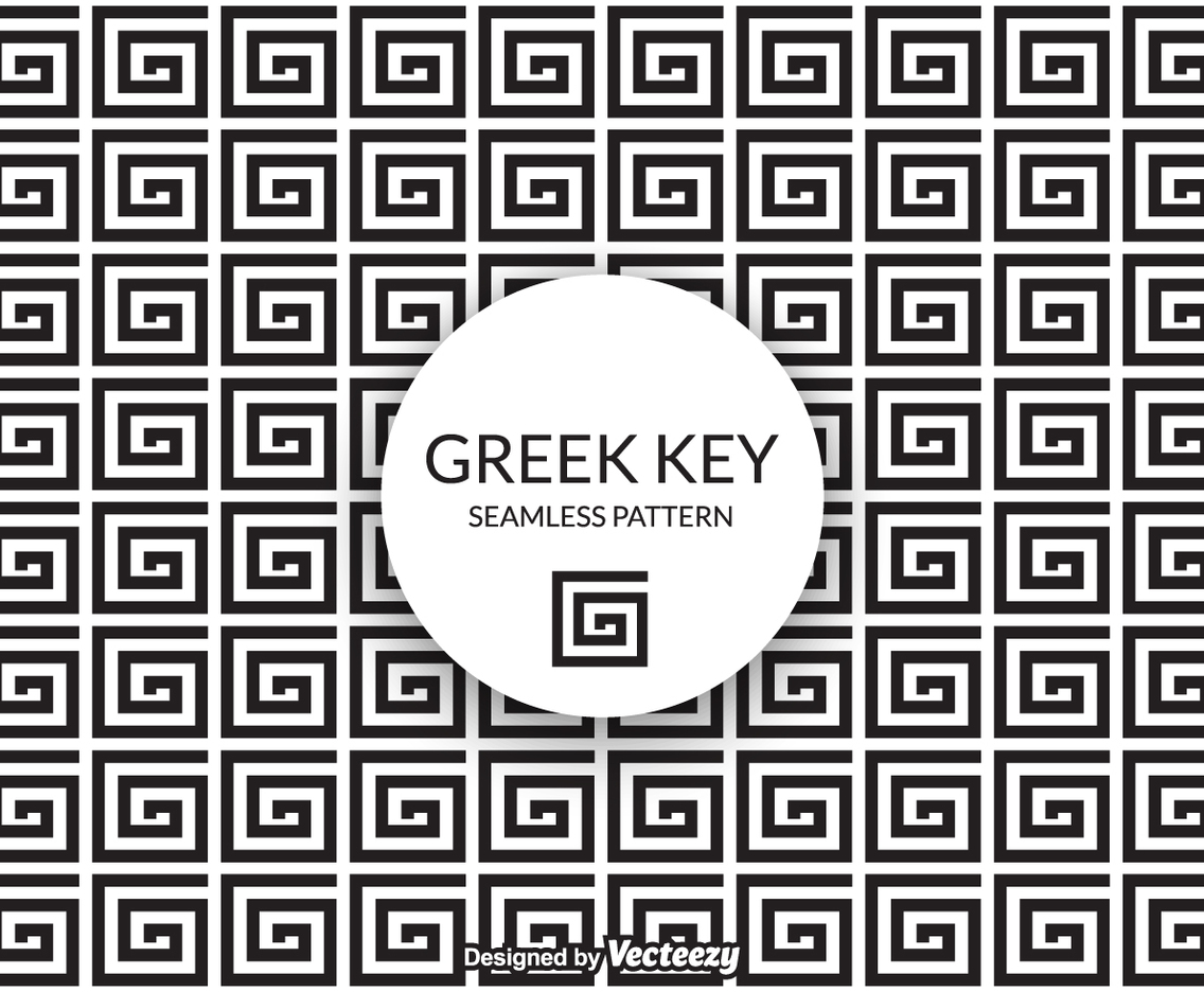 Free Vector Greek Key Background
