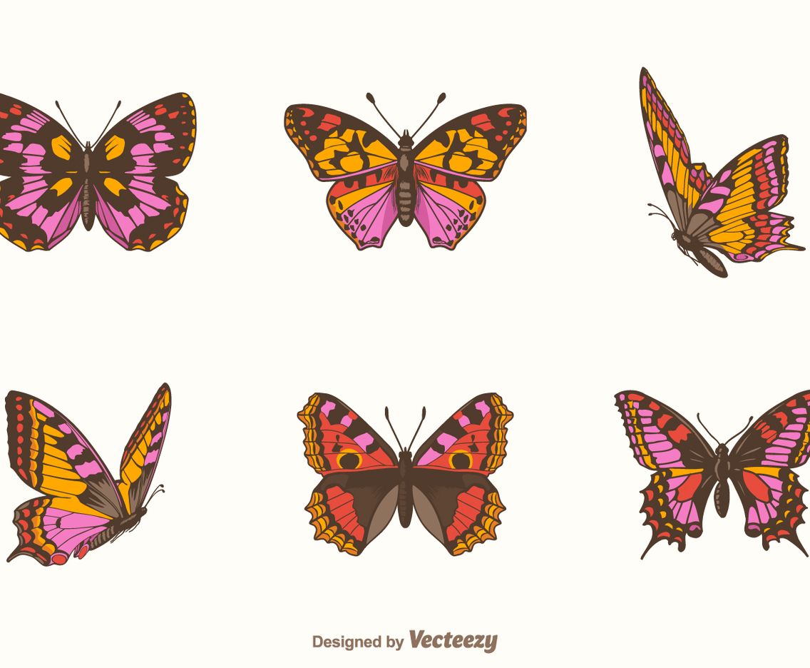 Free Papillon Vector Set