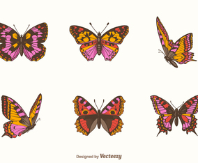 Free Papillon Vector Set