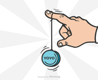 Free Yoyo Hand Vector Illustration