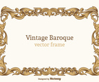 Free Vintage Baroque Vector Frame
