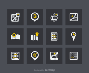 EARMARKED FOR VD Free Navigation Vector Icons