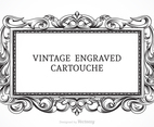 Free Vector Vintage Engraved Cartouche