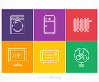 Free Vector Appliances Stroke Icons