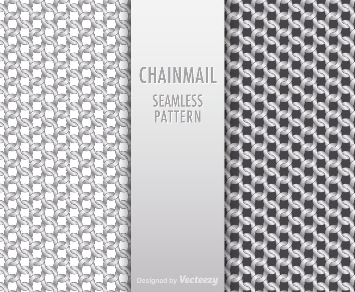 Free Chainmail Seamless Pattern Vector