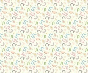 Pastel Geometric Pattern