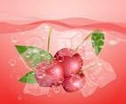 Effervescent Cherry In Water