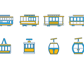 Free Cable Car Vector