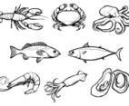 Free Seafood Vectors