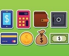 Free Banking Sticker Icons