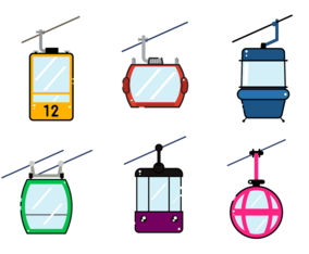 Free Cable Car Vector