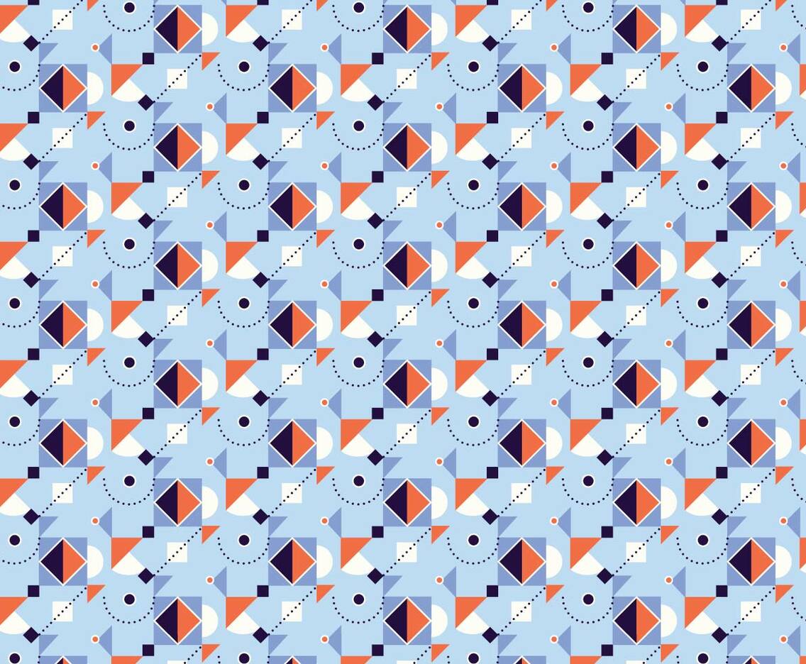 Square Geometric Pattern