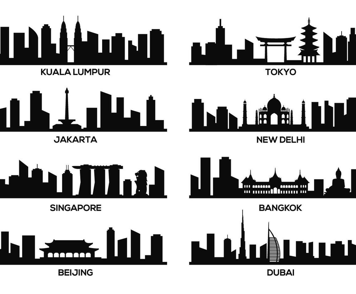 Free Asia Famous Landmark Vector