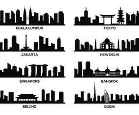 Free Asia Famous Landmark Vector