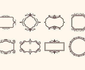 Free Vintage Retro Ornamental Frame Vectors