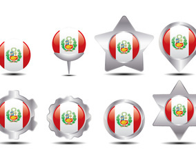 Peru Flag Marker