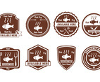 Set Of Fish Fry Badge