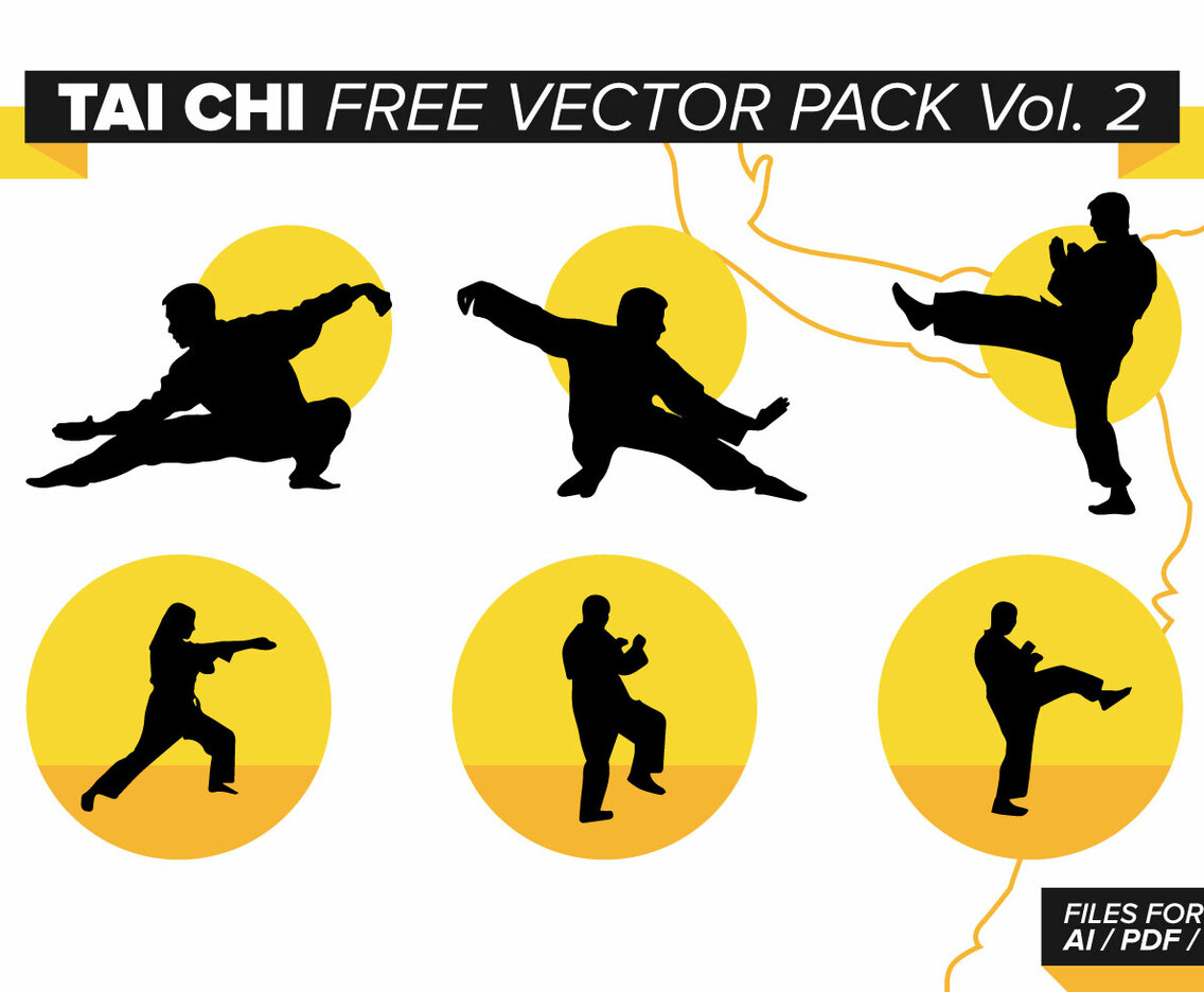 Tai Chi Free Vector Pack Vol. 2