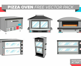 Pizza Oven Free Vector Pack
