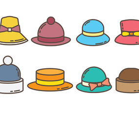 Free Bonnet Icons Vector