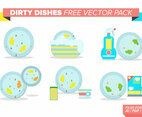 Dirty Dishes Free Vector Pack