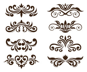 Set Of Cartouche Vector